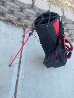 Top Flite Stand Golf Bag Black and Red