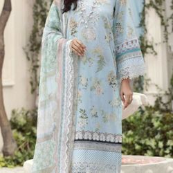 New 3 Piece Laxauary Lawn Salwarkameez Xl Noor By Sadia Asad