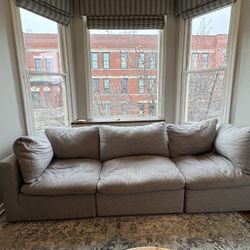 Gray Sofa — 102” wide, 23” deep