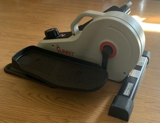 Sunny Health & Fitness Sitting Under Desk Elliptical Exerciser $80