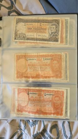 Old australian notes