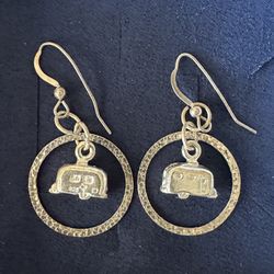 Sterling Silver Airstream Earrings 