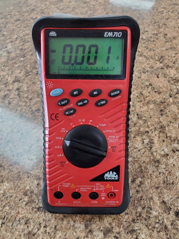 Mac Tools EM710 Digital Automotive Multimeter *96581* for Sale in
