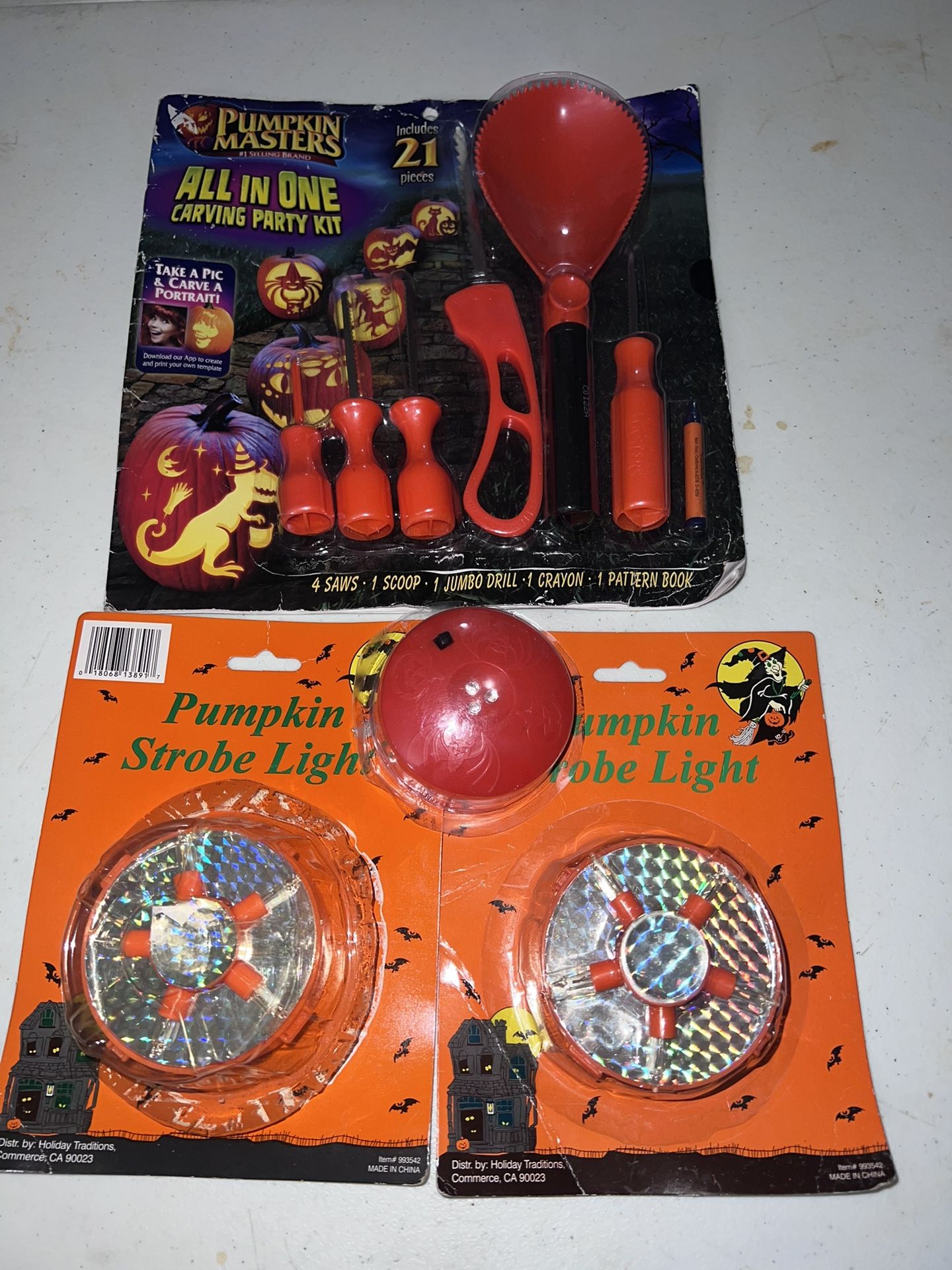 Halloween Pumpkin Carving Kit And Stuff