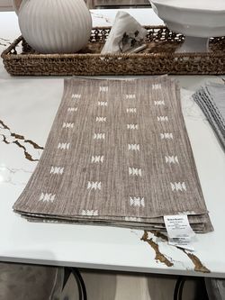 8 piece Dining table fabric mats