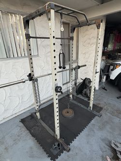 Gym rack Set Up complete 