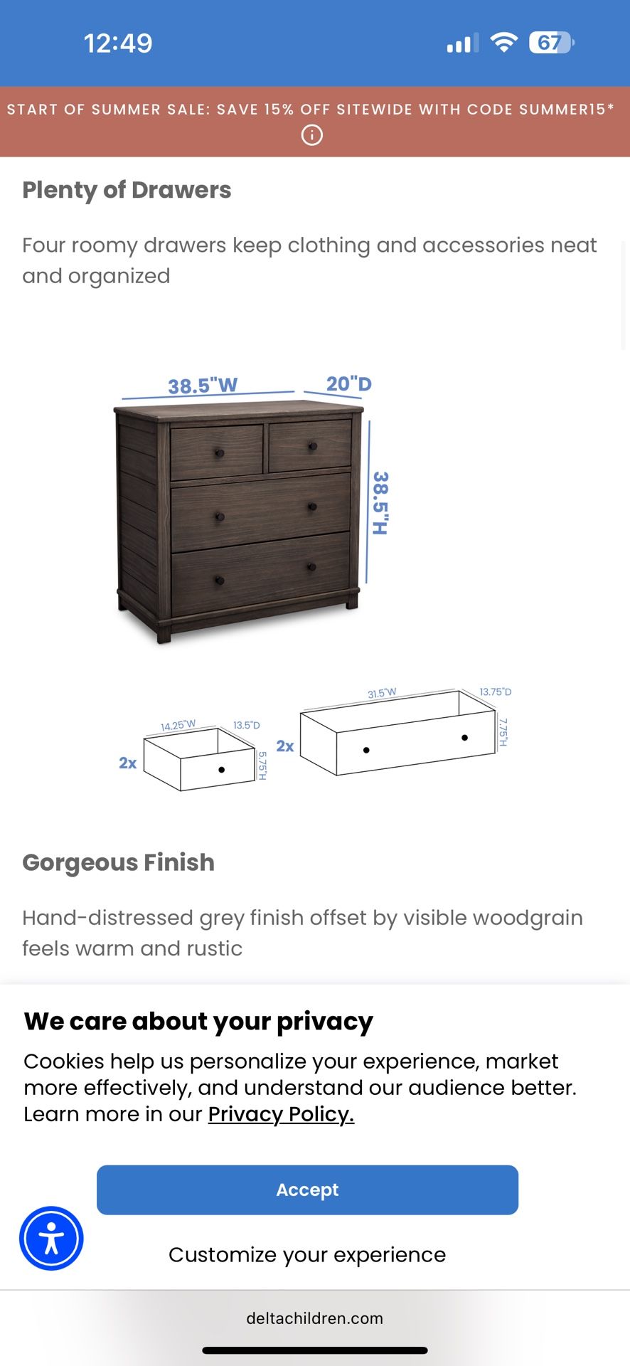 Changing Table