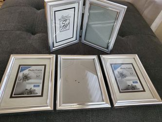 Silver Tone Photo Frames 5"x7"