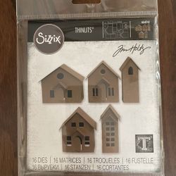 Sizzix 664741 Paper Village Thinlits Die Set