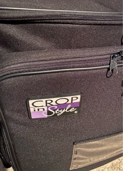 Crop N Style XXL Craft Rolling Bag Scrapbooking