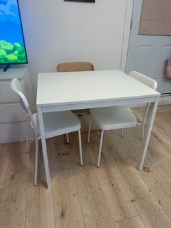 Ikea while Table