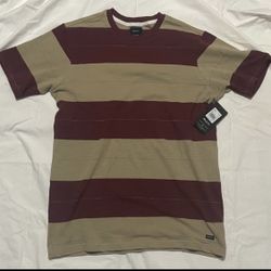 RVCA Shirt stripe knit material