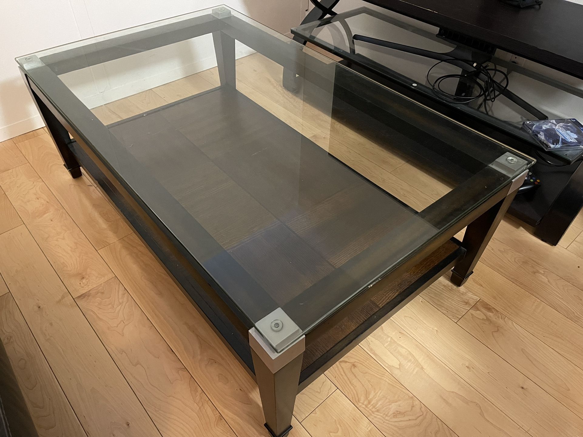 Macys glass coffee Table