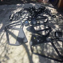 Jeep Wrangler JK 4 door Smitty Built Tube doors with mirrors and web doors