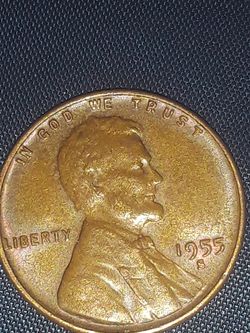 1955s lincoln penny colectible