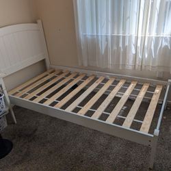 White Twin Bed Frame