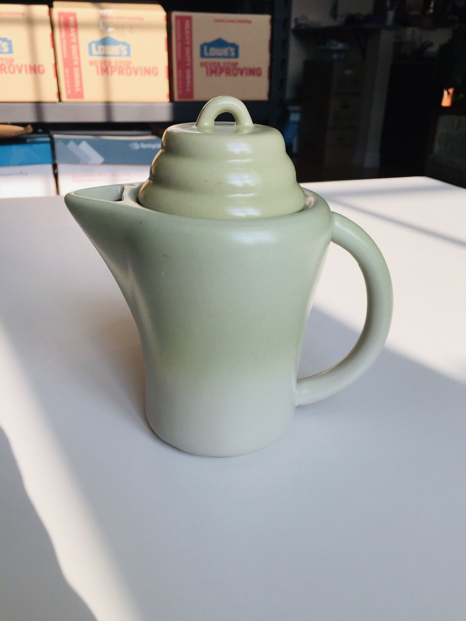 Elegant Antique Teapot/Cream Server. High Quality Ceramic. Never used.