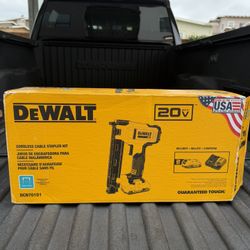 DeWalt 20V MAX Cable Stapler Kit (Battery + Charger + Bag) – $260