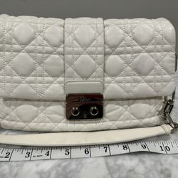 Dior Vintage handbag, White leather