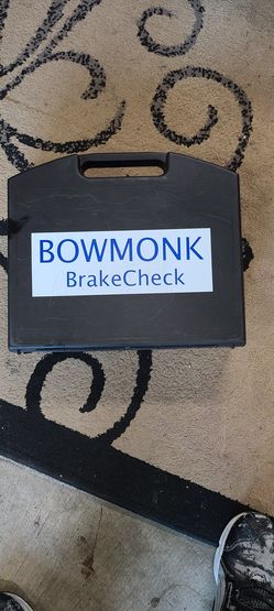 Bowmonk Brake Check Series 2 with printer and charger.
