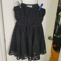 Black Strapped Dress