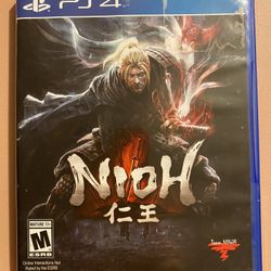 Nioh (Sony PlayStation 4, 2017) PS4