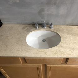 Bathroom Cabinet With Countertop