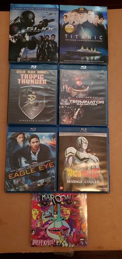 Blurays for sale