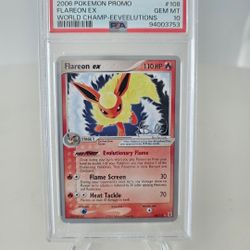 PSA 10 Flareon EX World Championship 