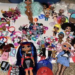 Lots of LOL Dolls And Accessories 