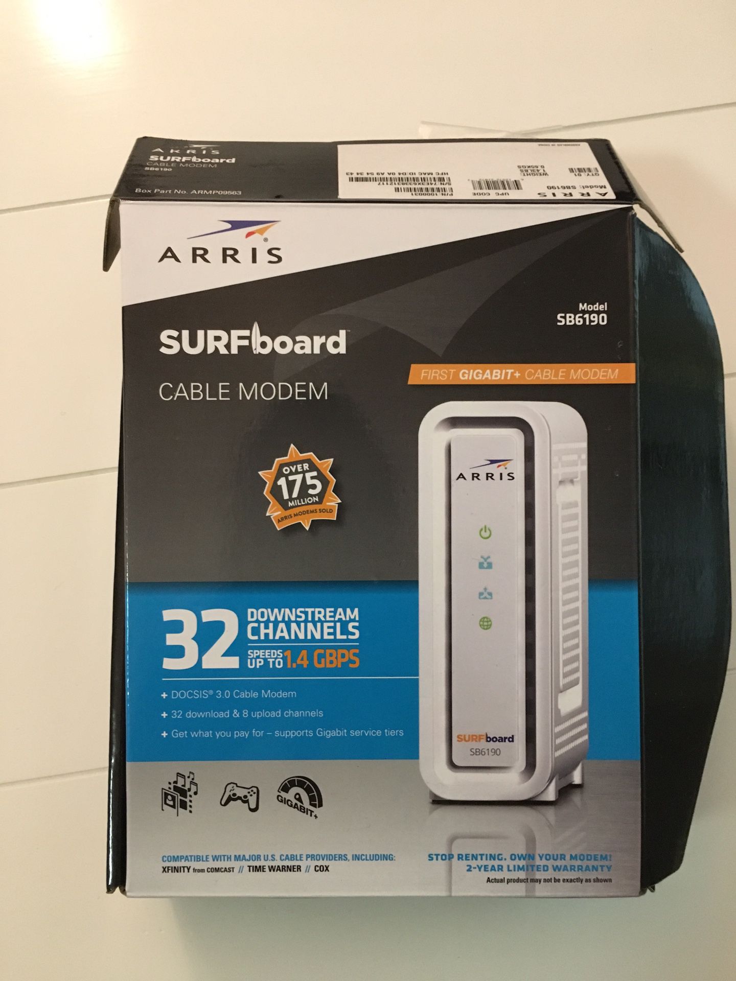 Cable modem arris surfboard new