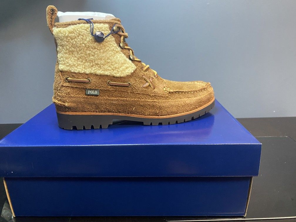 NEW MEN LEATHER BOOTS size 10.5 & 8