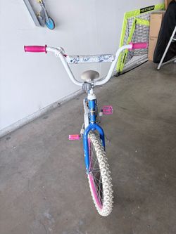 Kids BMX Bike Blue and Pink