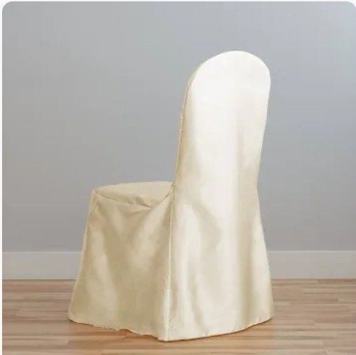 Ivory Banquet Chair Covers