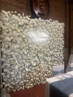 Luxury flower wall 8x8