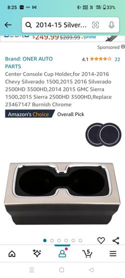 2014 To 2016 Silverado Center Console Cup Holder