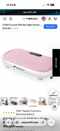 Merach CV40 Vibration Plate Exercise Machine