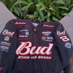 Dale Earnhardt Jr Budweiser “King of Beers” NASCAR Jacket