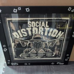 Social Distortion Lmtd litho frame