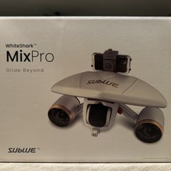 Mix Pro Dual Motor Underwater Scooter - 2 Speed Modes, 60 Min Runtime, 131ft Depth with Camera Mount & Low Battery Alarm for Pool, Diving, Snorkeling 