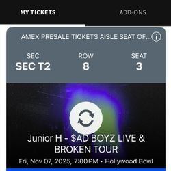 Junior H Tickets 
