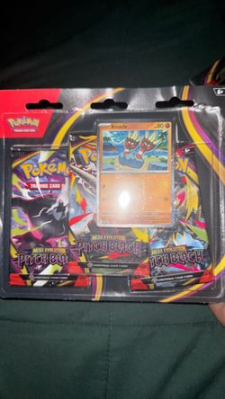 Pitch black 3 pack blister Pokémon