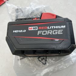 Milwaukee M18 18V Lithium-Ion REDLITHIUM FORGE HD 12.0 Ah Battery Pack