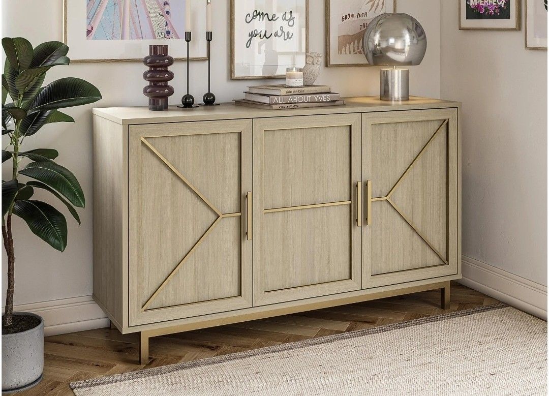 New Inbox TV Stand Natural Color