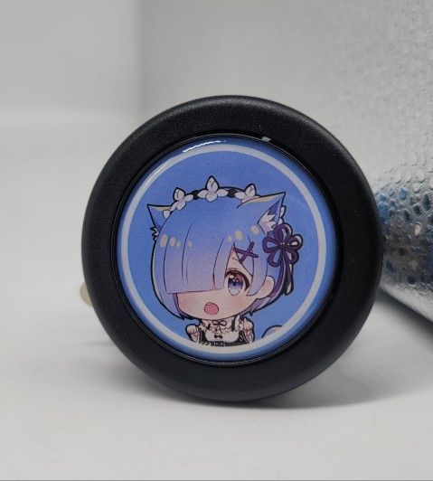 BRAND NEW UNIVERSAL ANIME HENTAI CAR STEERING WHEEL CENTER HORN BUTTON 