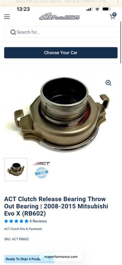 Evolution X clutch throw out bearing