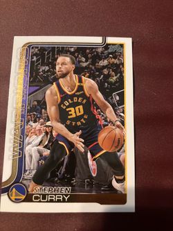 Stephen Curry Topps Golden State Warriors Card