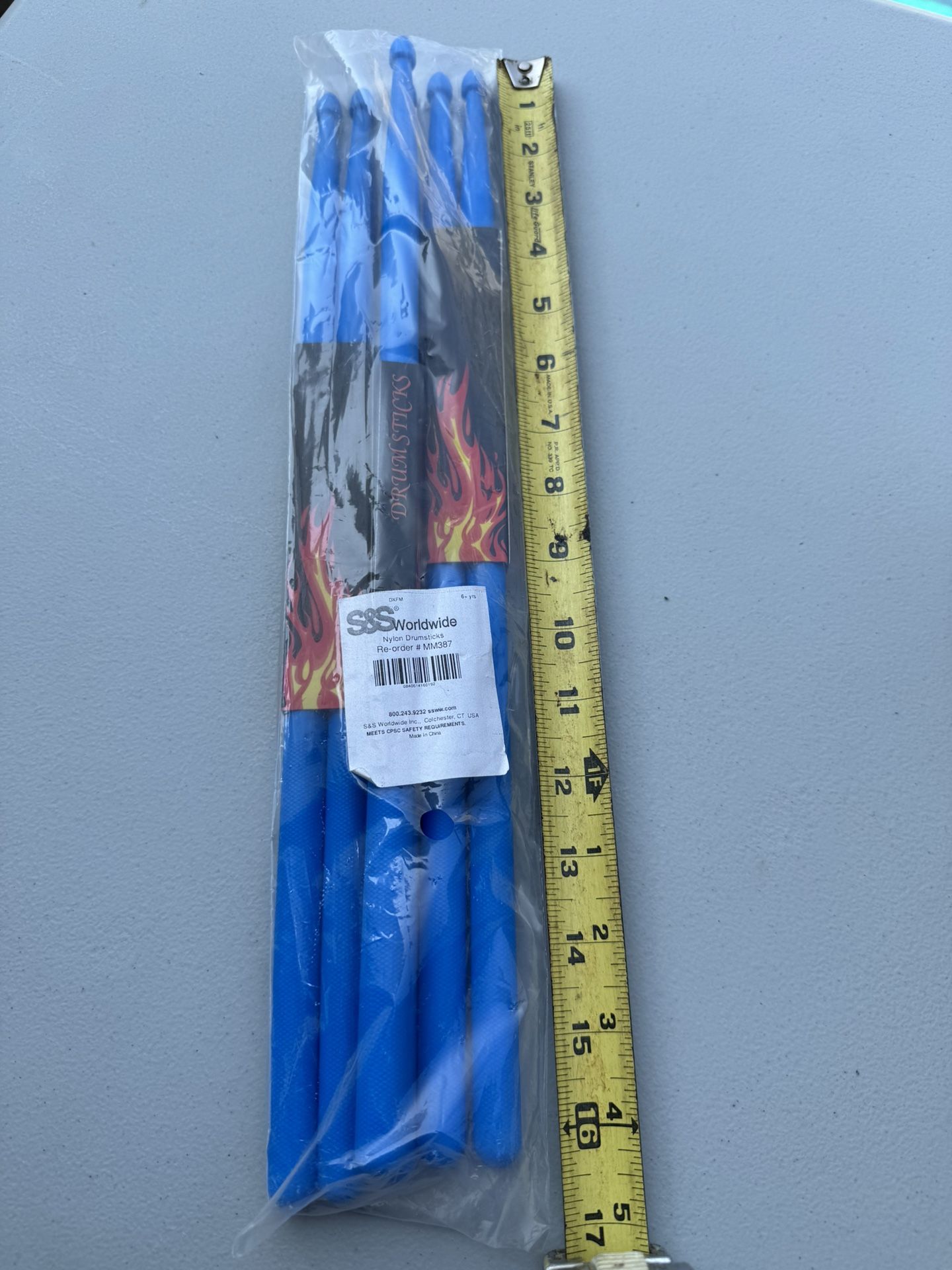 Nylon Drumsticks Blue