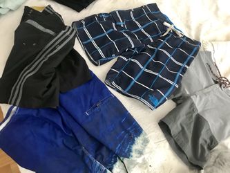 Mans swim shorts size 30, all 4 for $40