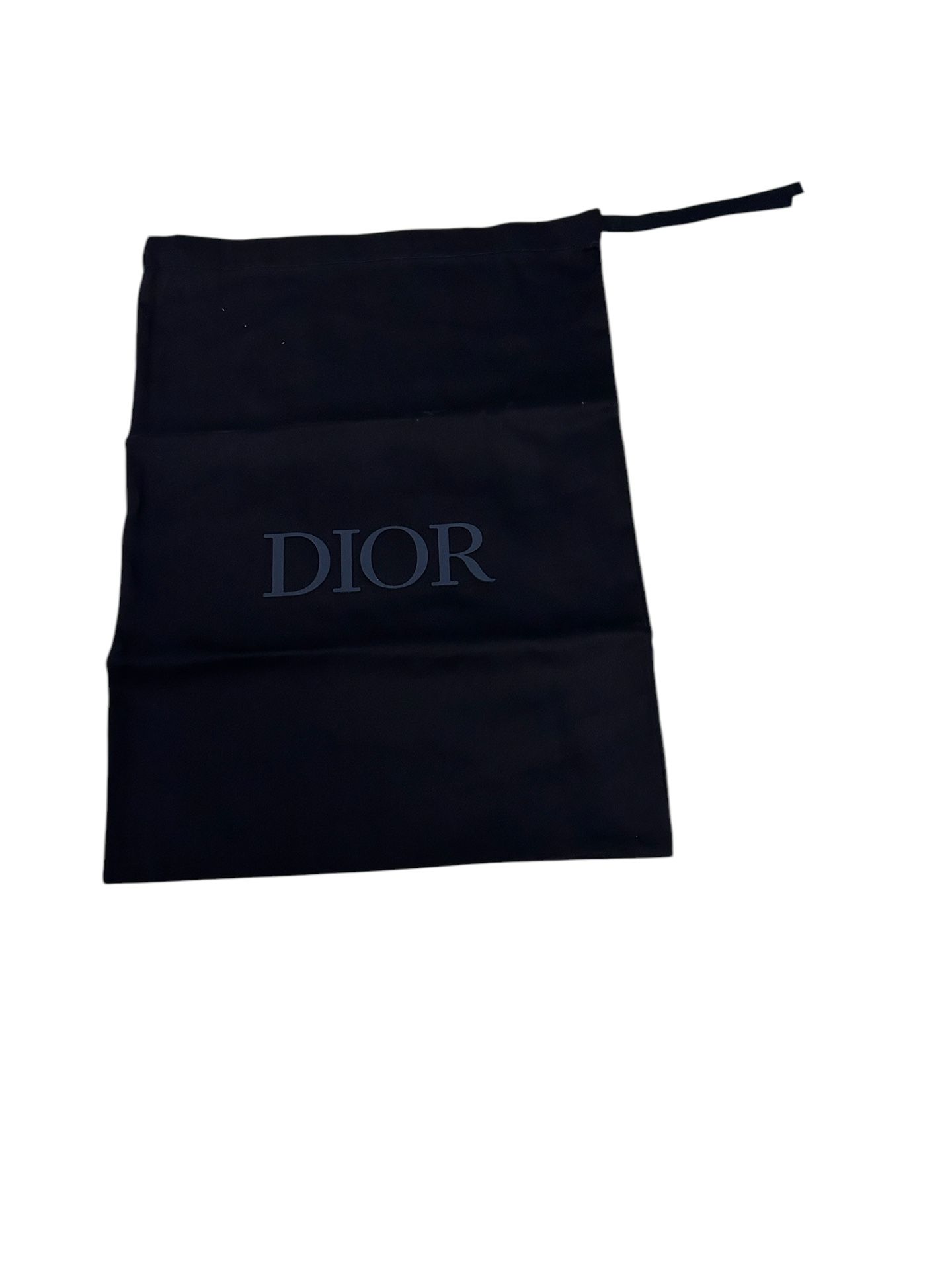 Dior  Drawstring Dust Bag for shoe storage  Navy Blue 15" x 11" Authentic